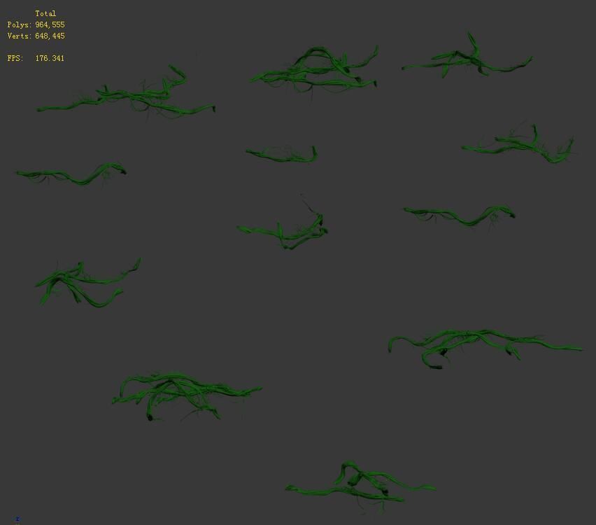 Big Trees - Vines 03 3D model_7