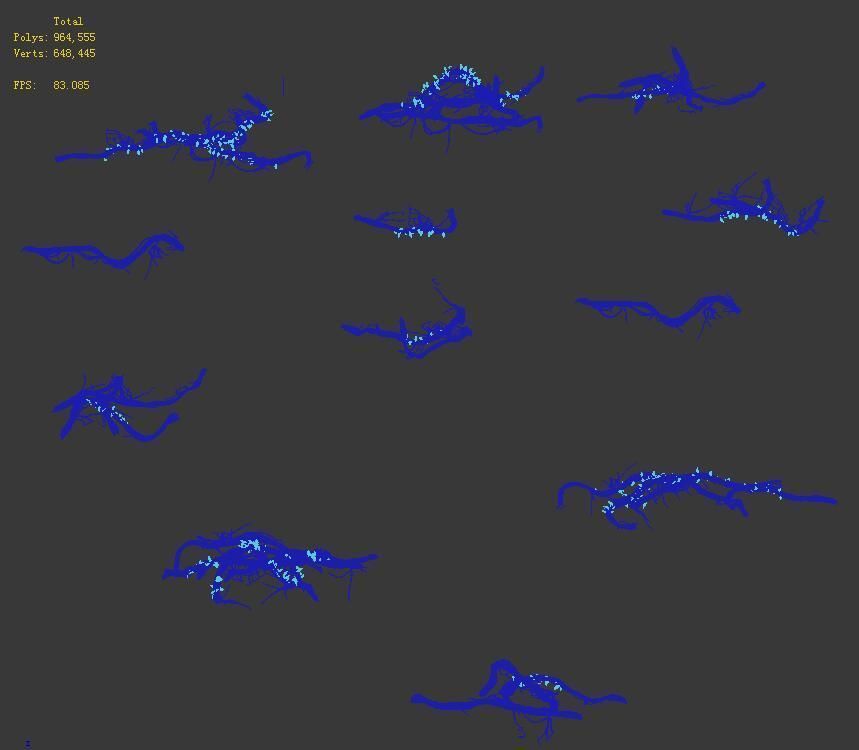Big Trees - Vines 03 3D model_8