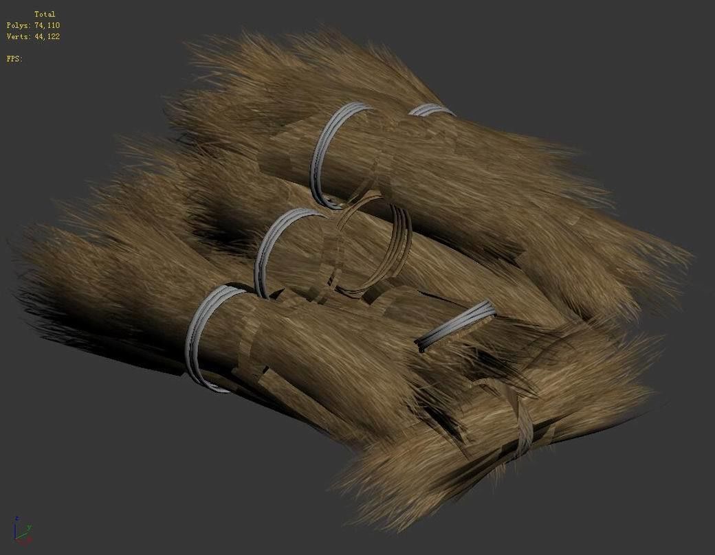 Straw 05 3D model_5