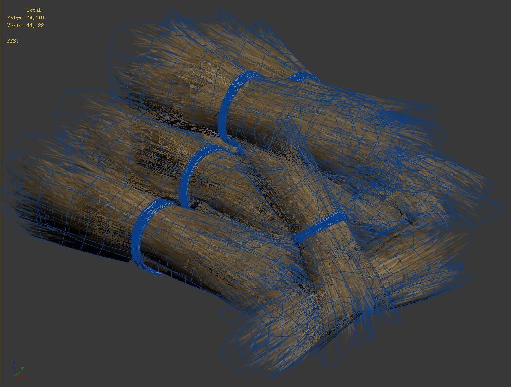 Straw 05 3D model_6