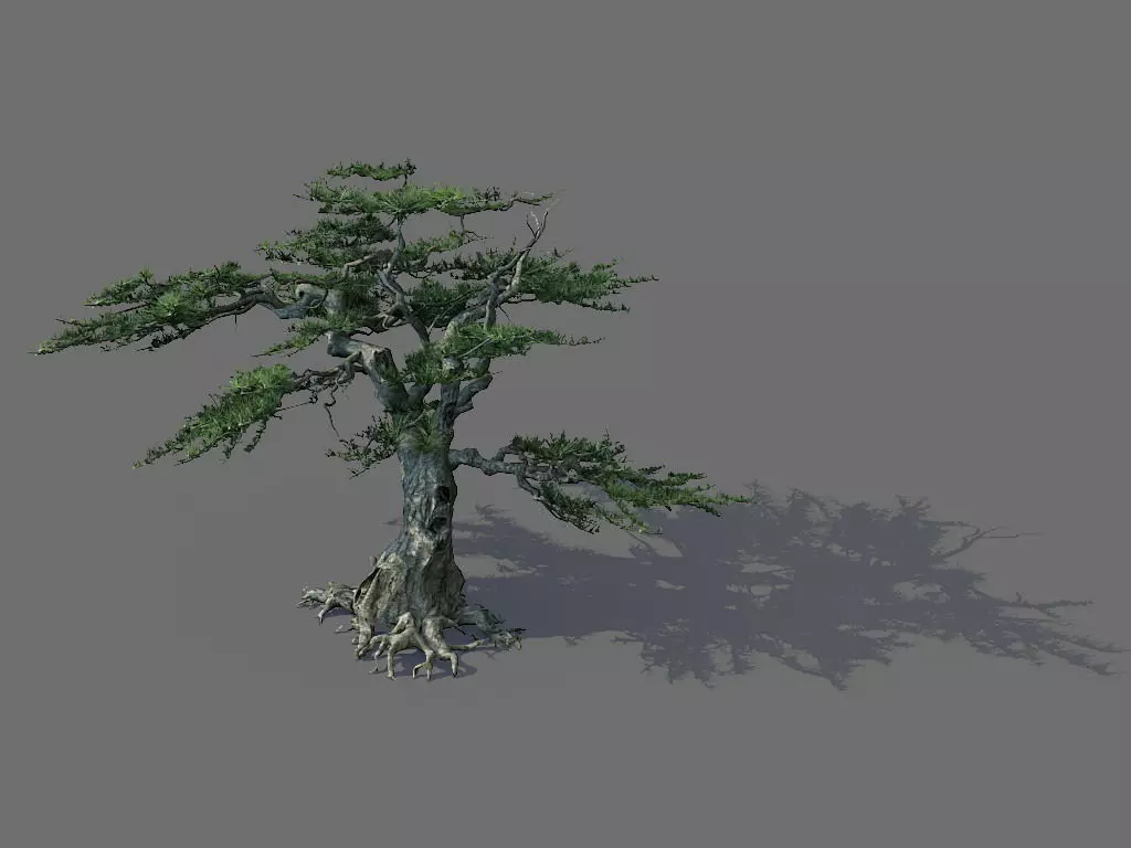 Game Model - Alpine - Pines 04 3D model