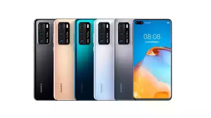 HUAWEI P40 mobile phone 3D model rhino model 3D model 3D model