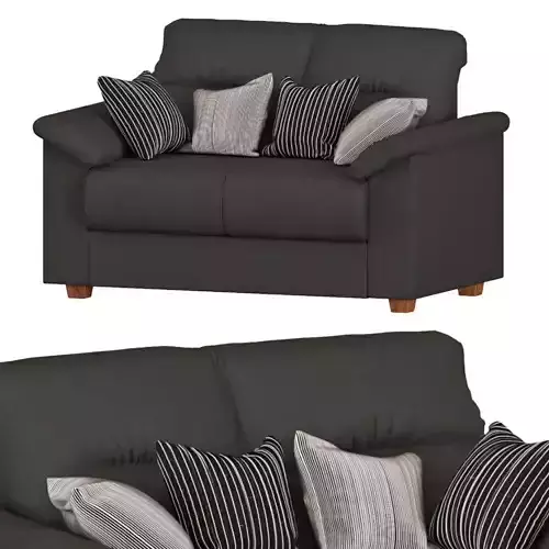 KNISLINGE 2 SEAT SOFA 3D model
