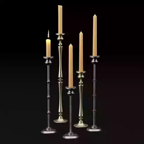 candlestick set 2 candlesticks