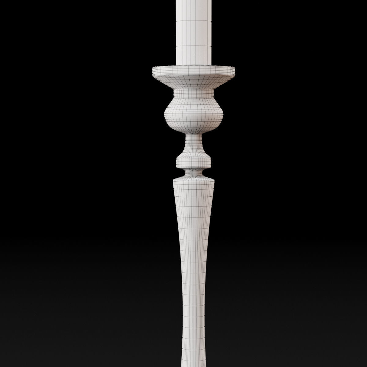 candlestick set 2 candlesticks 3D model_11