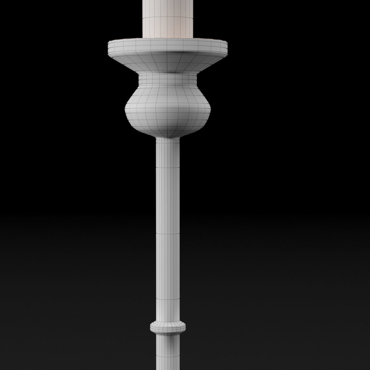 candlestick set 2 candlesticks 3D model_9