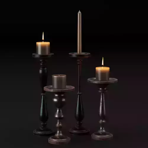 candlestick set 1 three candle holders