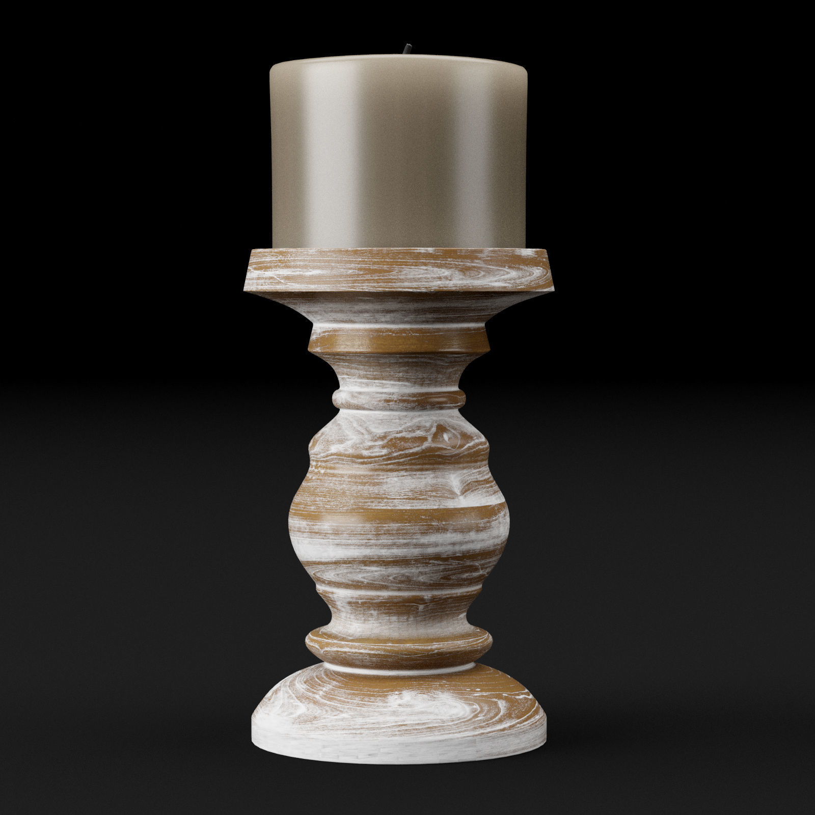 candlestick full set 3D model_29