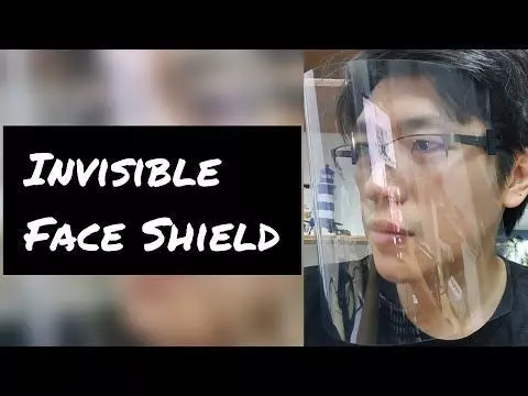 Invisible Face shield for people with glasses Free 3D print model_0