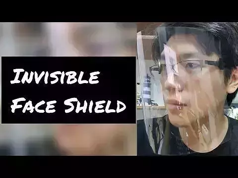 Invisible Face shield for people with glasses Free 3D print model