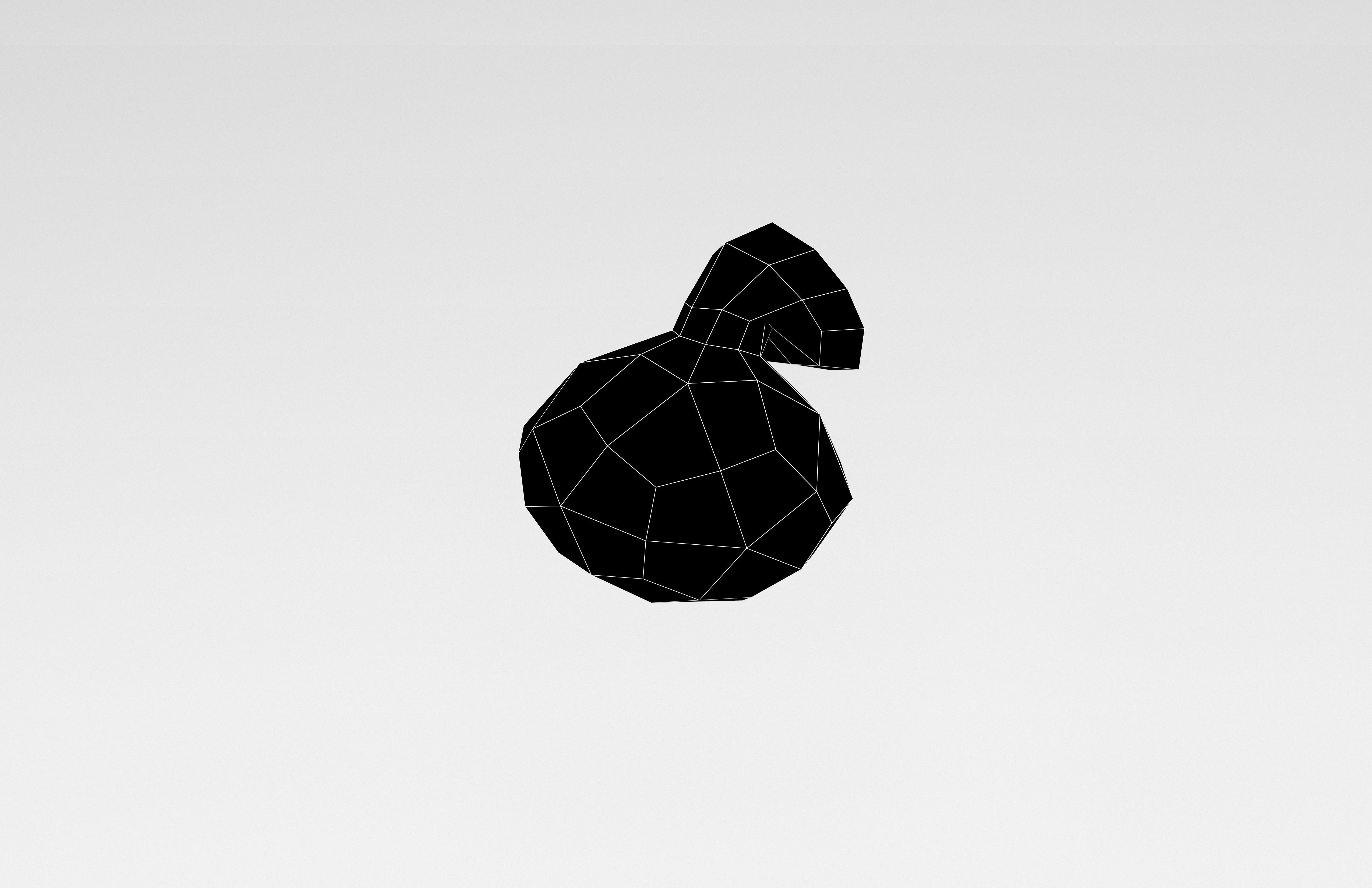 Money Bag v1 003 Low-poly 3D model_5