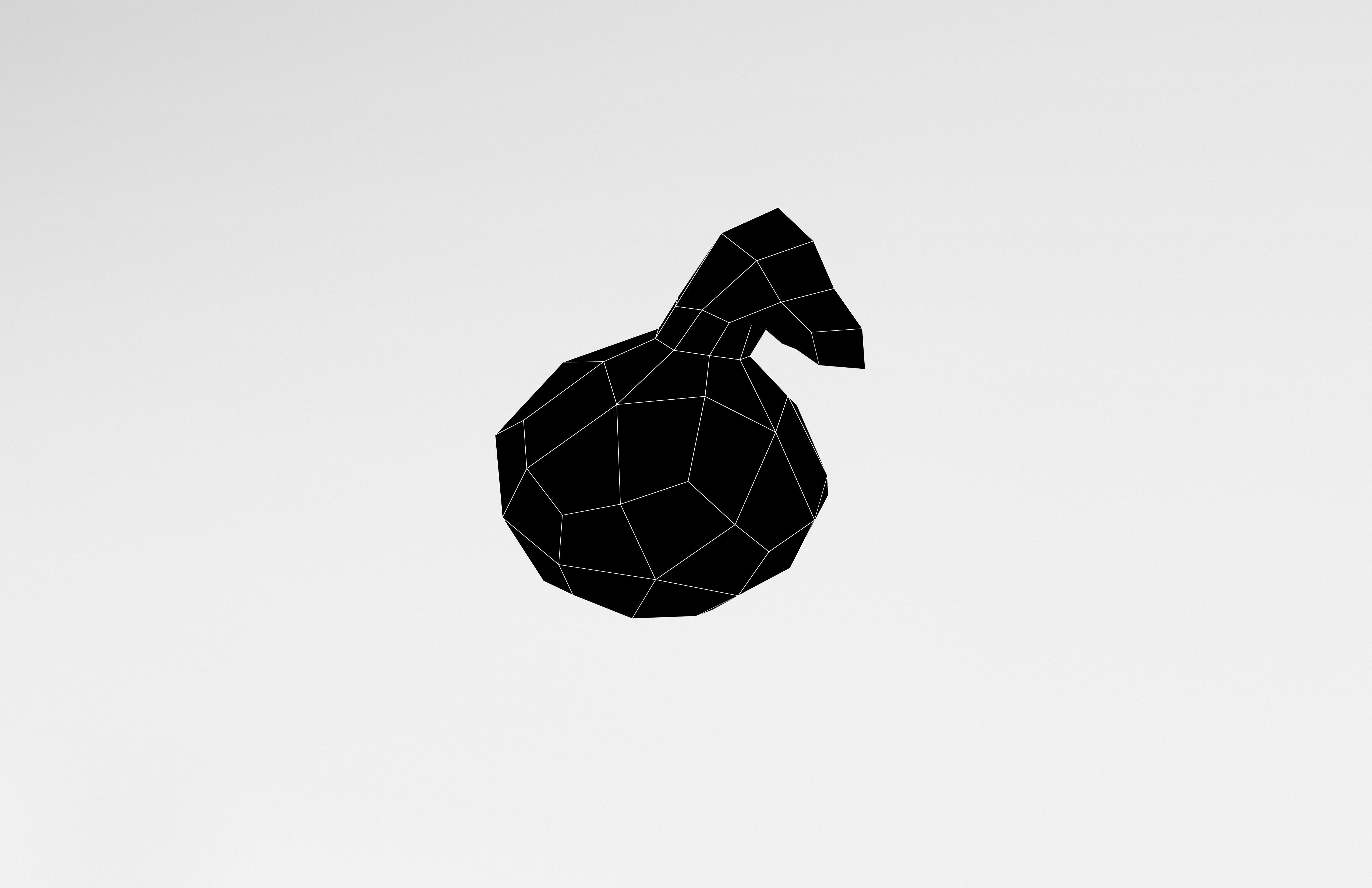 Money Bag v1 003 Low-poly 3D model_6