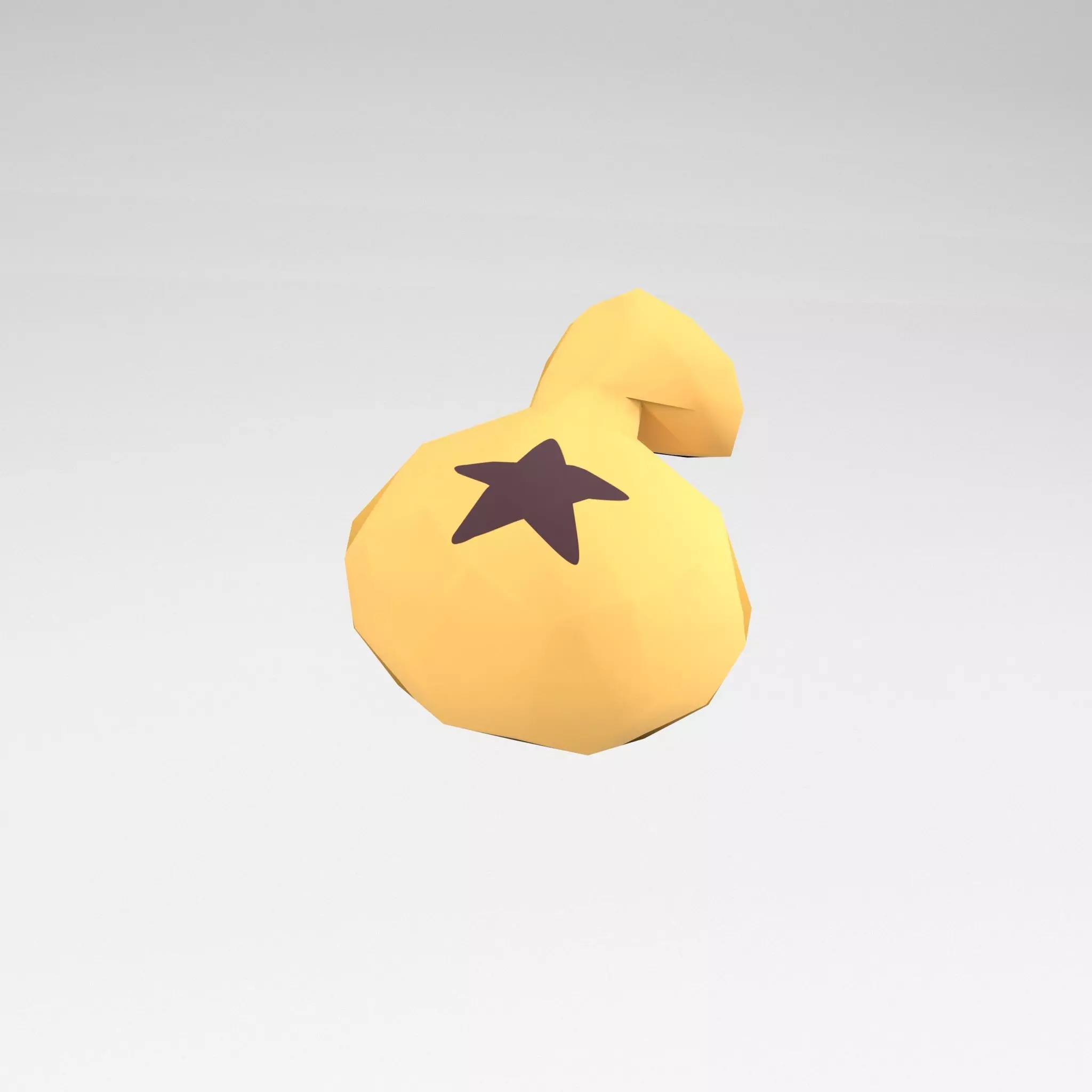 Money Bag v1 003 Low-poly 3D model_0