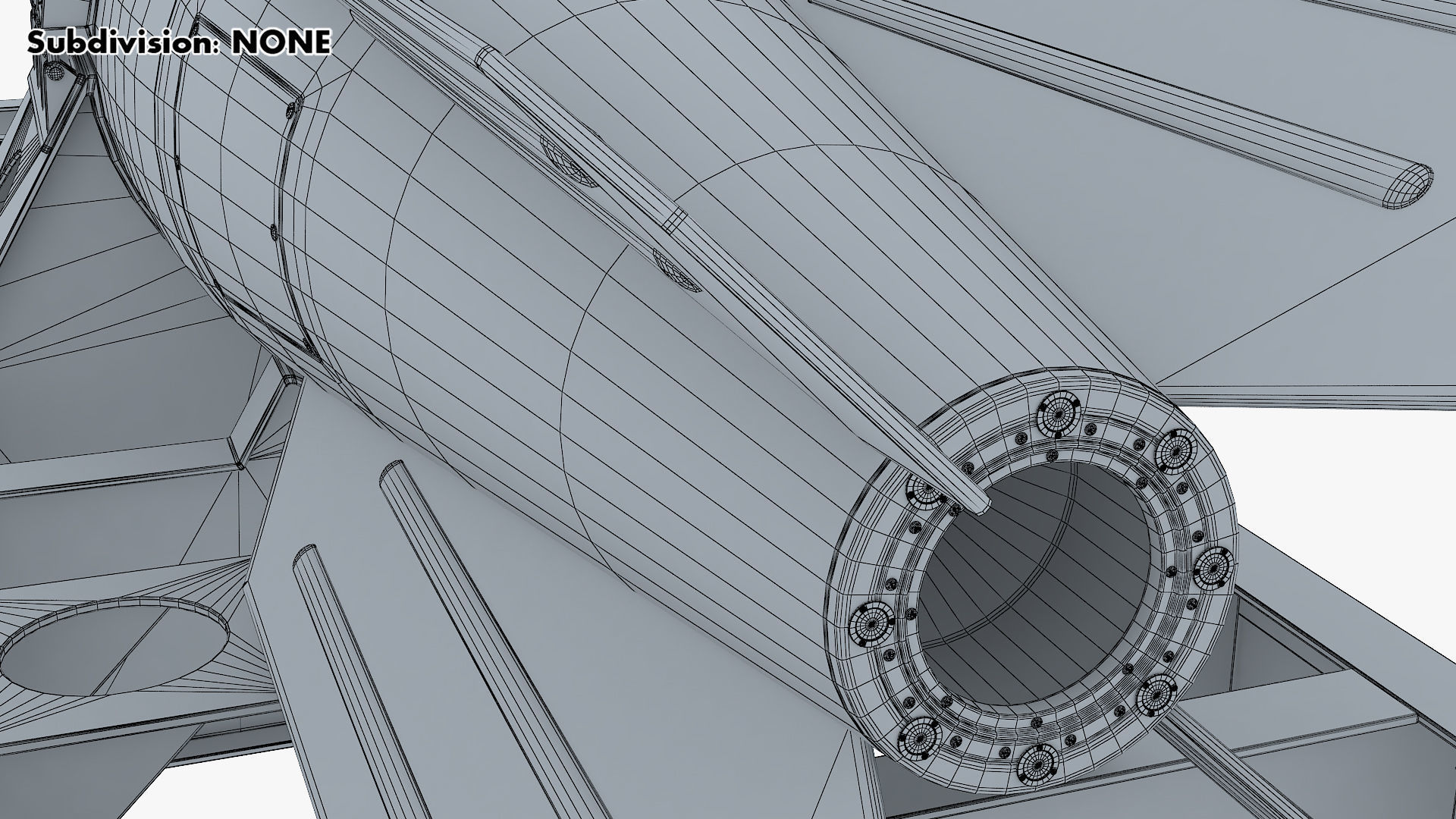 Nuclear Aerial Bomb v 1 3D model_24