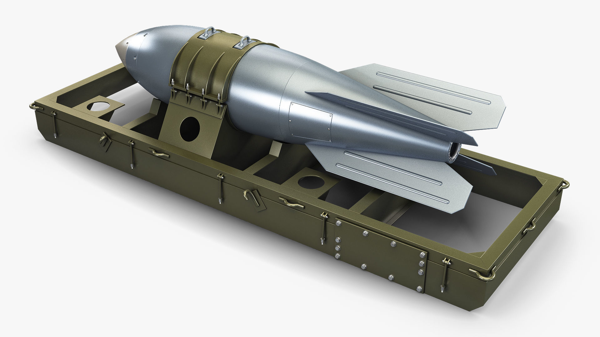 Nuclear Aerial Bomb v 1 3D model_3