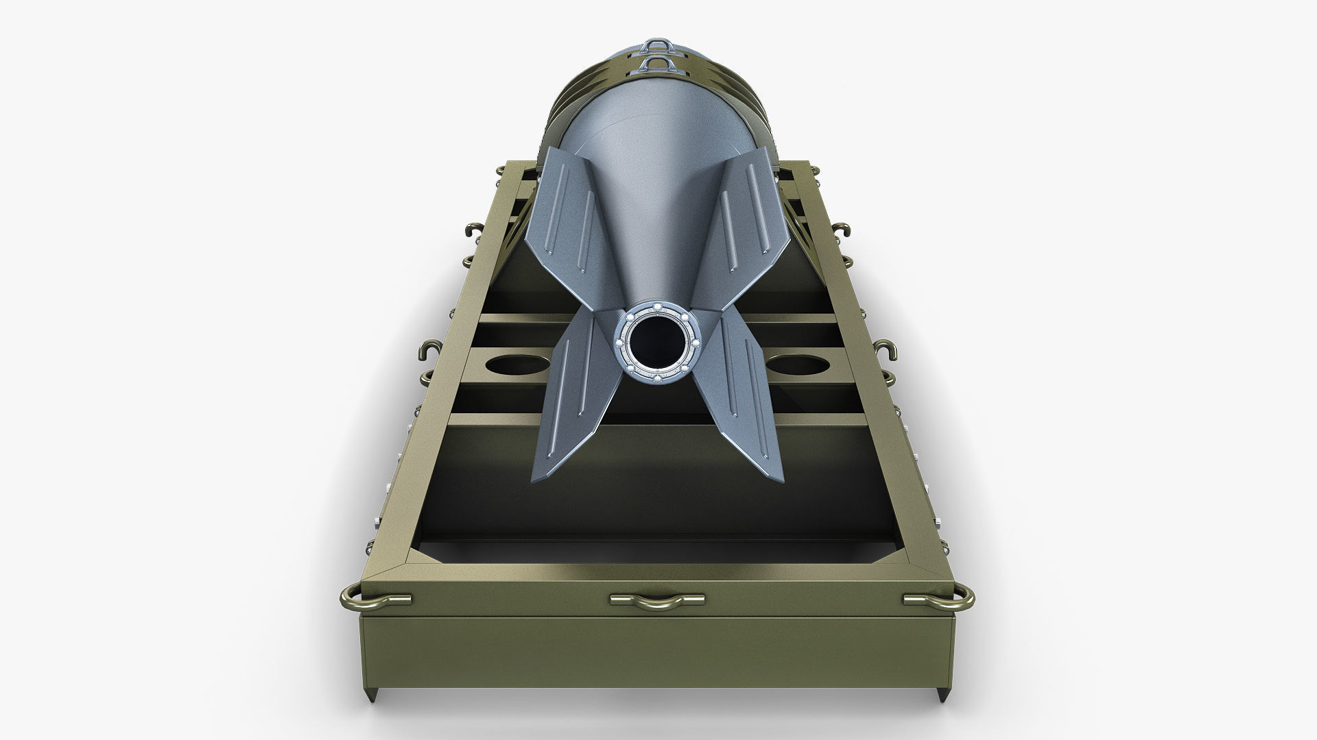 Nuclear Aerial Bomb v 1 3D model_9