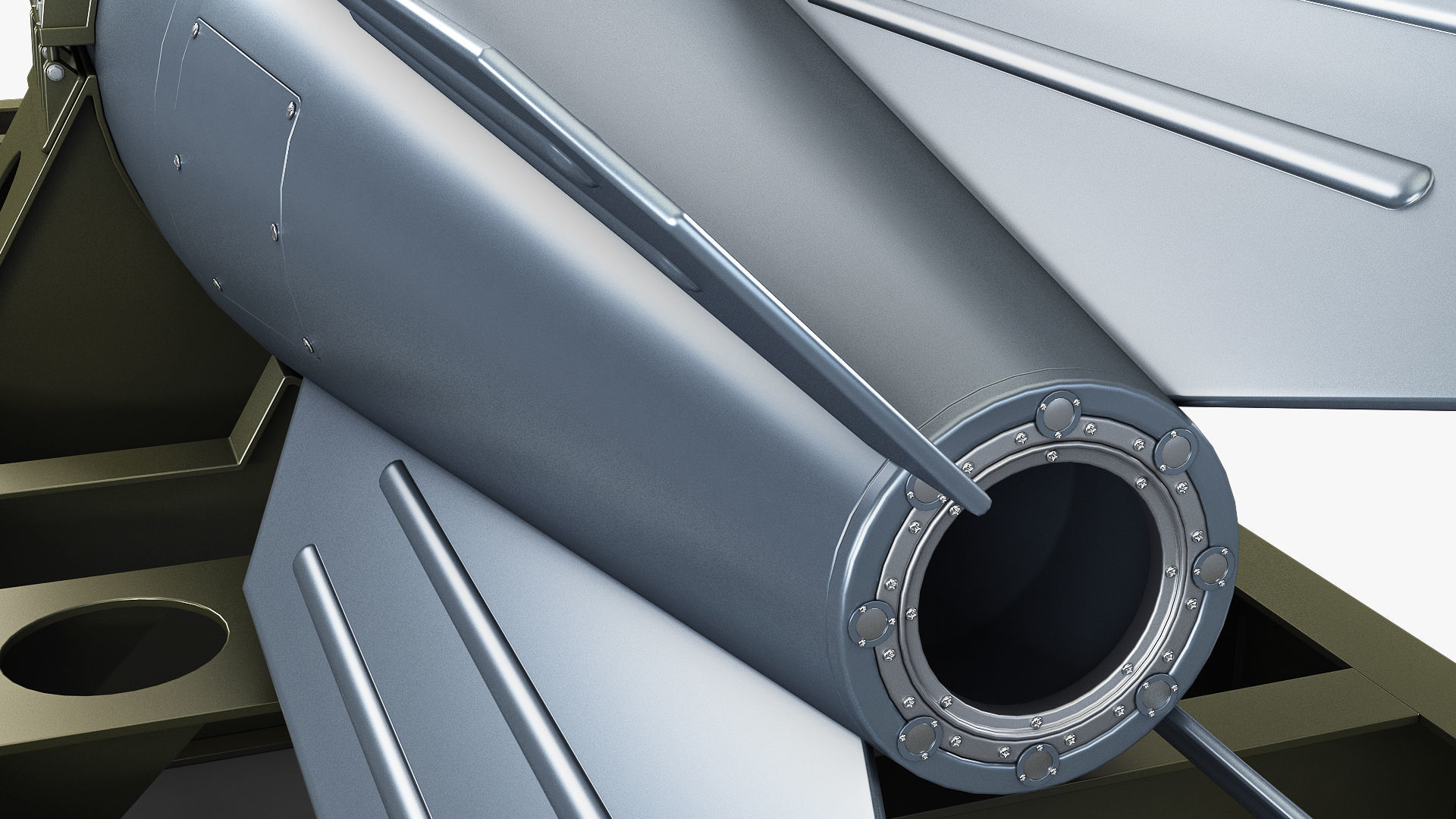 Nuclear Aerial Bomb v 1 3D model_11