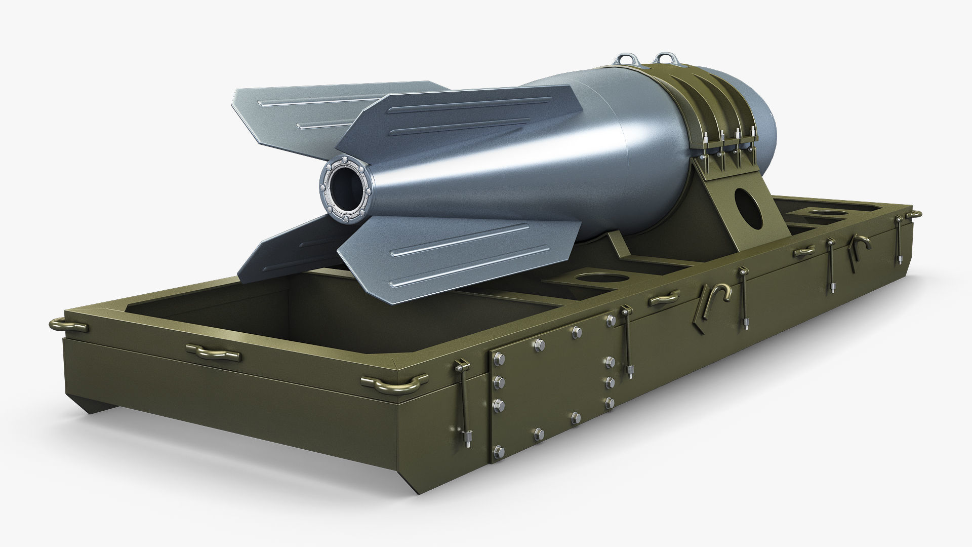 Nuclear Aerial Bomb v 1 3D model_2