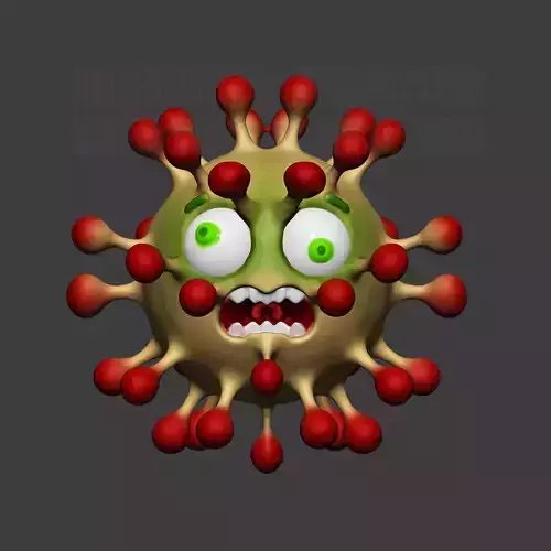 Coronavirus Covid 19 Monster  Free 3D print model