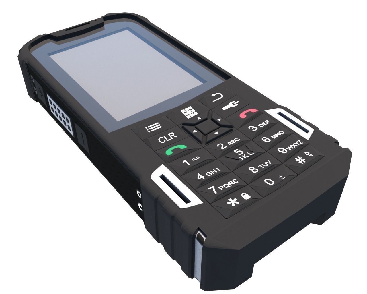 Phone rugged mobile 3D model_1