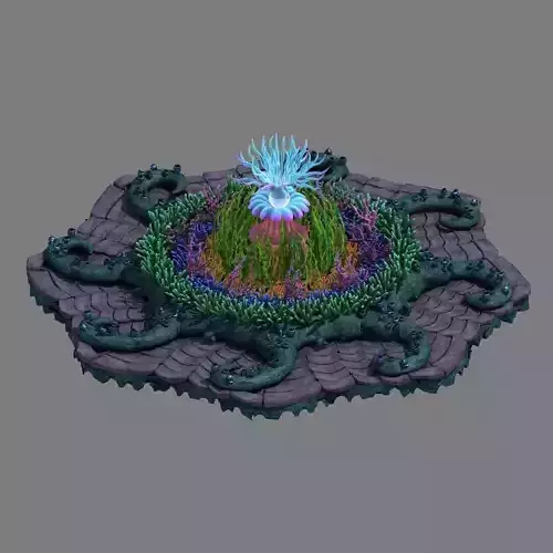 Submarine plant - sea anemone
