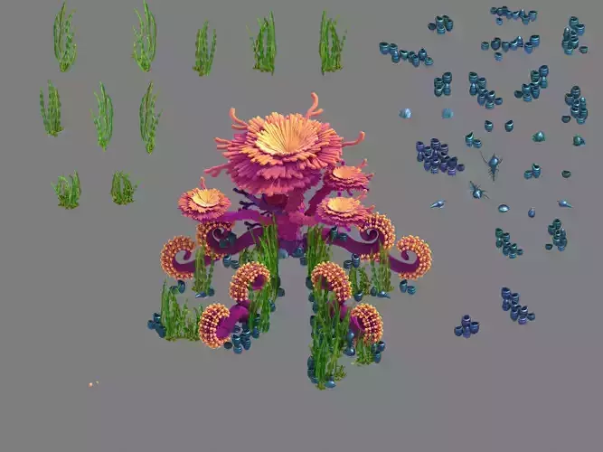Seabed Plant - Coral Tree 003
