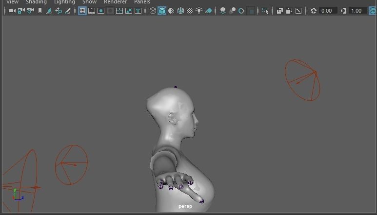 Female Doctor Low-poly 3D model_4