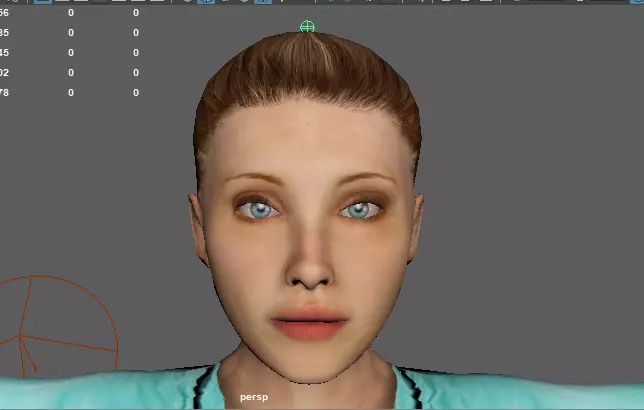 Female Doctor Low-poly 3D model_0