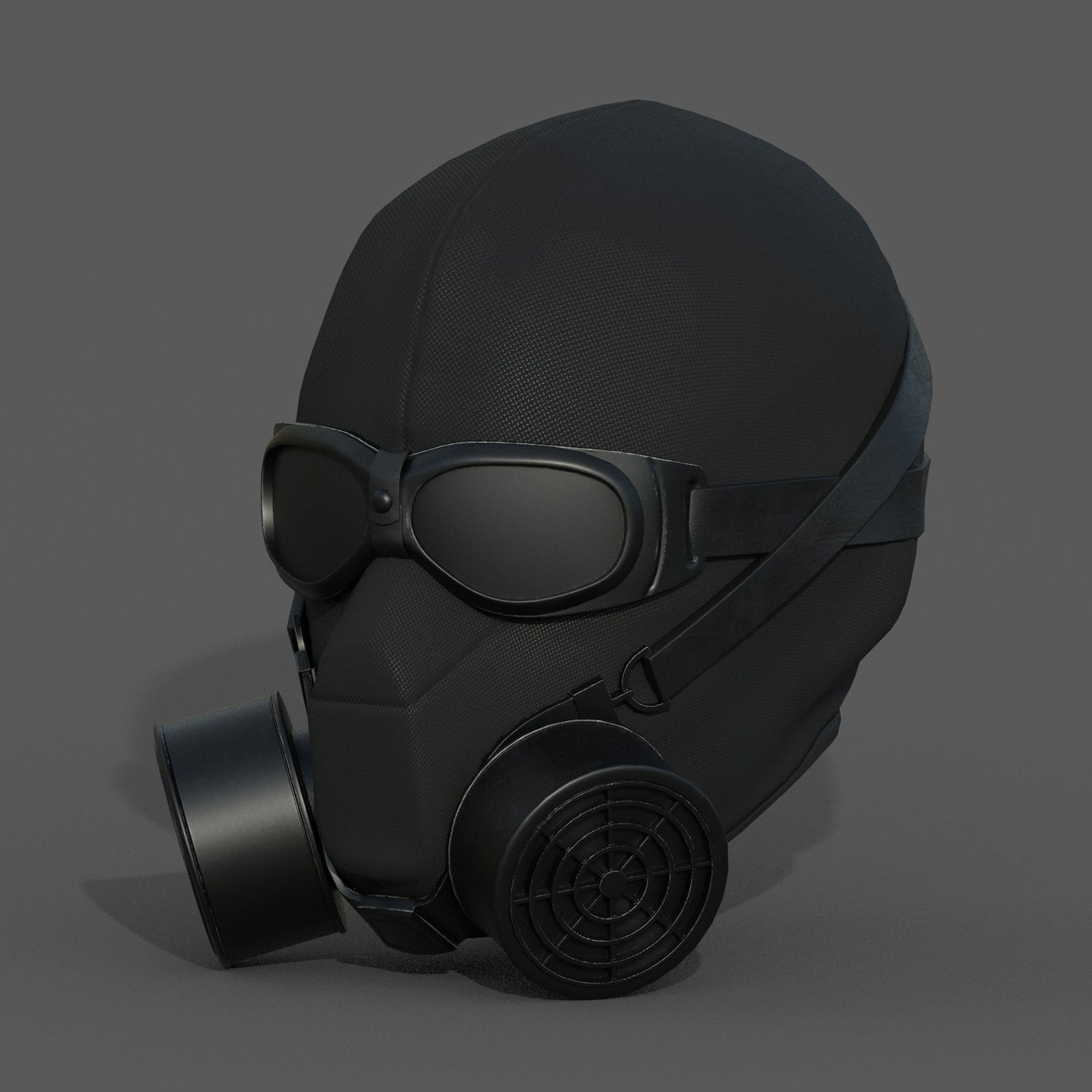 Helmet scifi military combat 3d futuristic technology  Low-poly 3D model_3