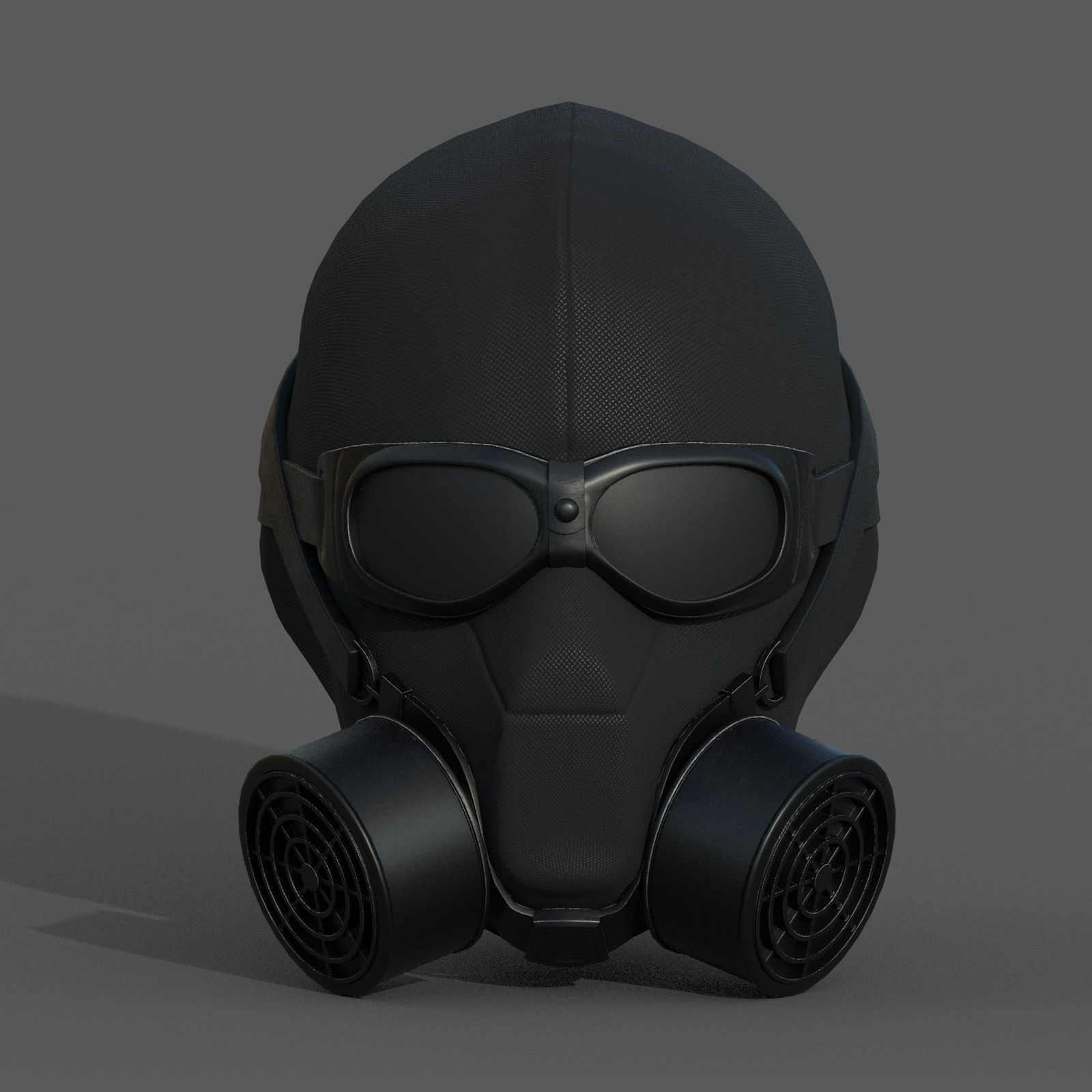 Helmet scifi military combat 3d futuristic technology  Low-poly 3D model_2