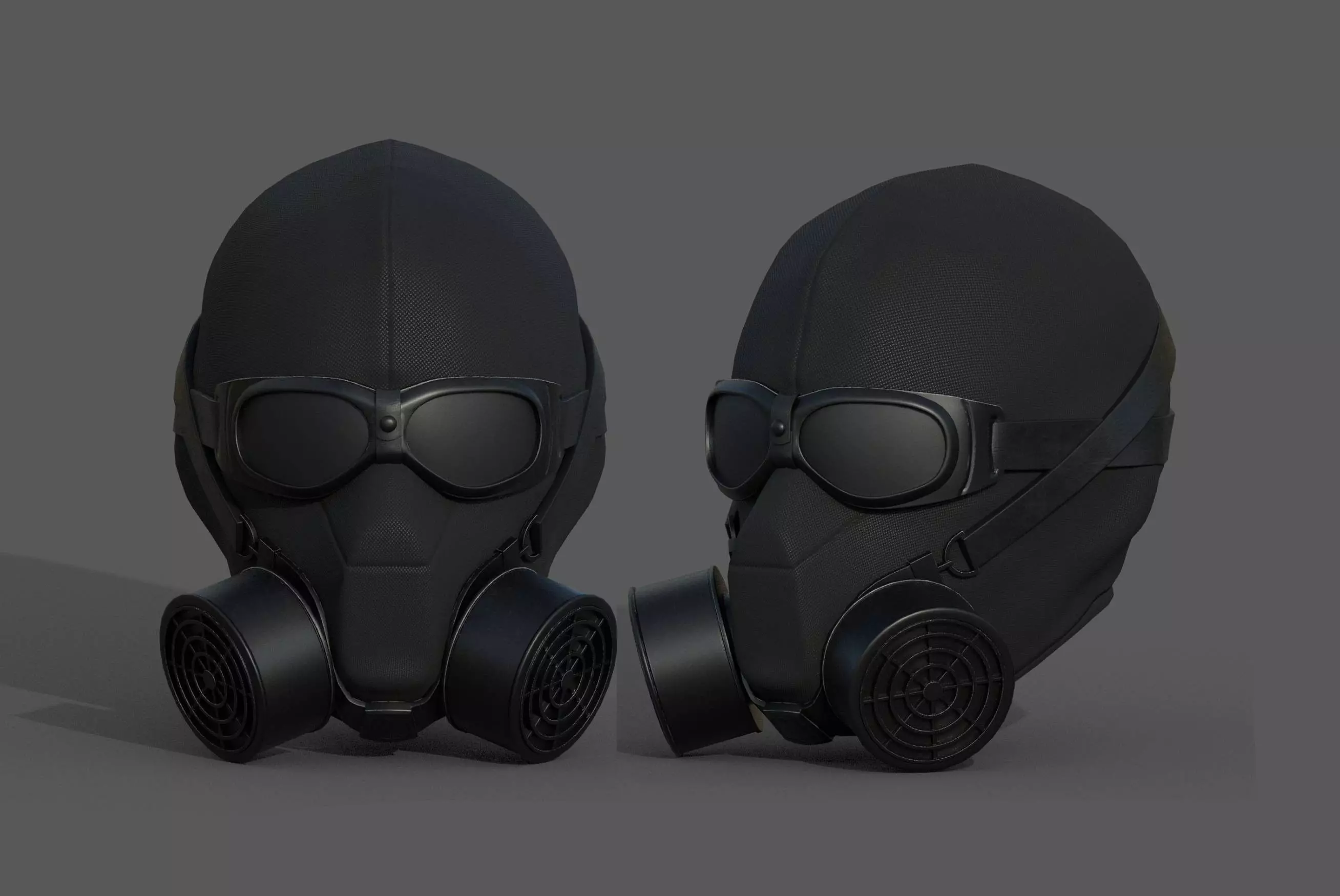 Helmet scifi military combat 3d futuristic technology  Low-poly 3D model_0