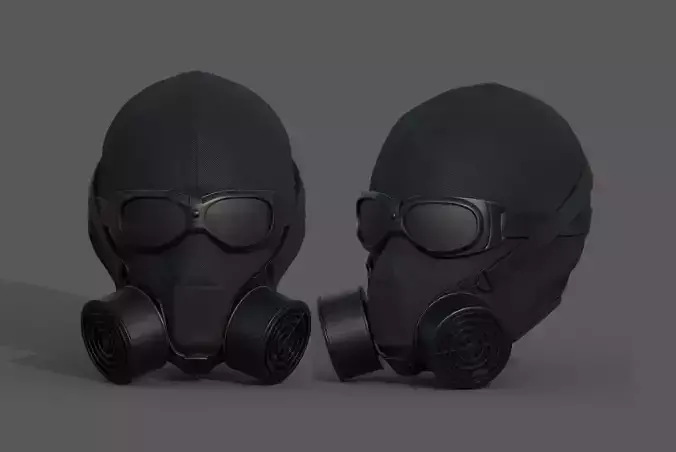 Helmet scifi military combat 3d futuristic technology  Low-poly 3D model