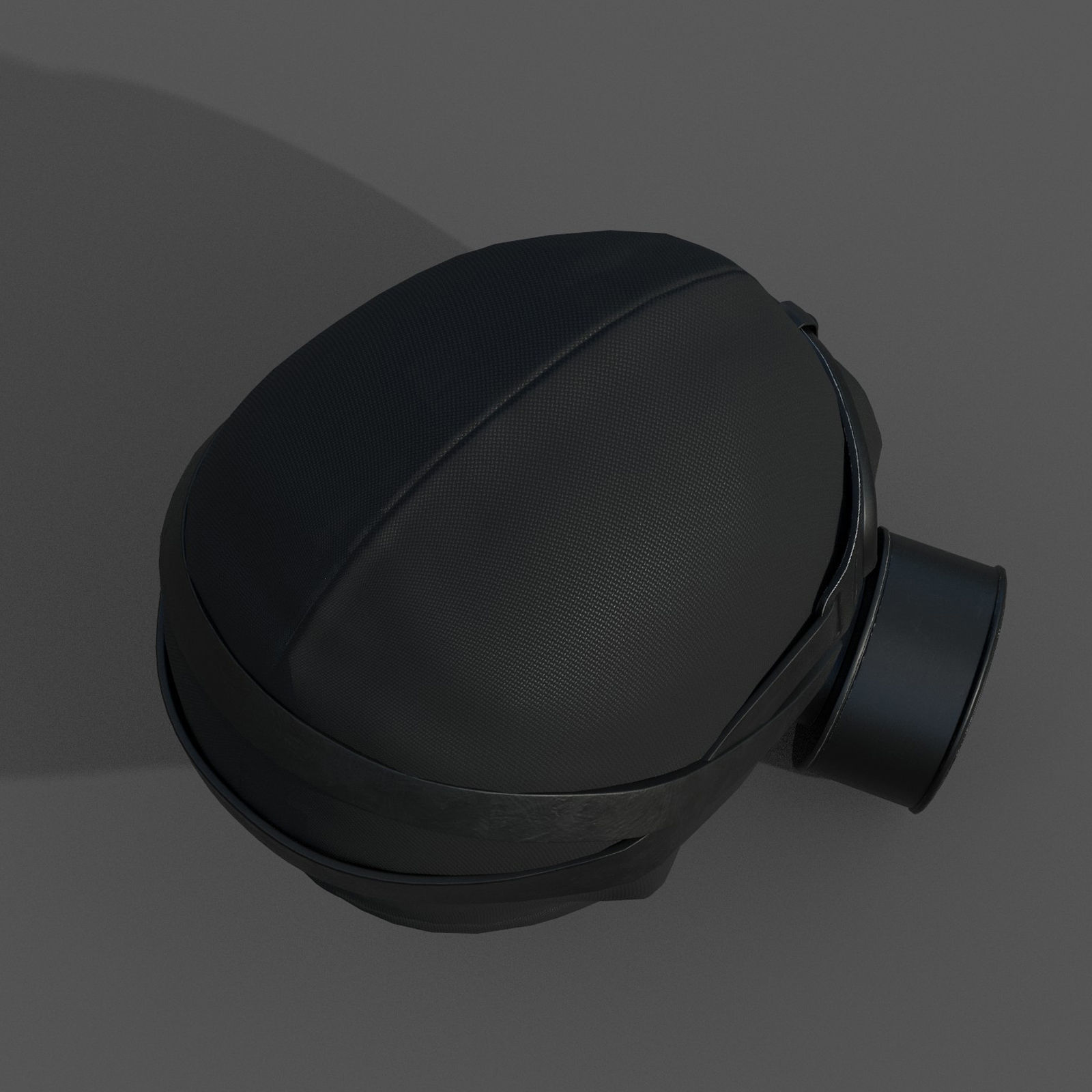 Helmet scifi military combat 3d futuristic technology  Low-poly 3D model_4