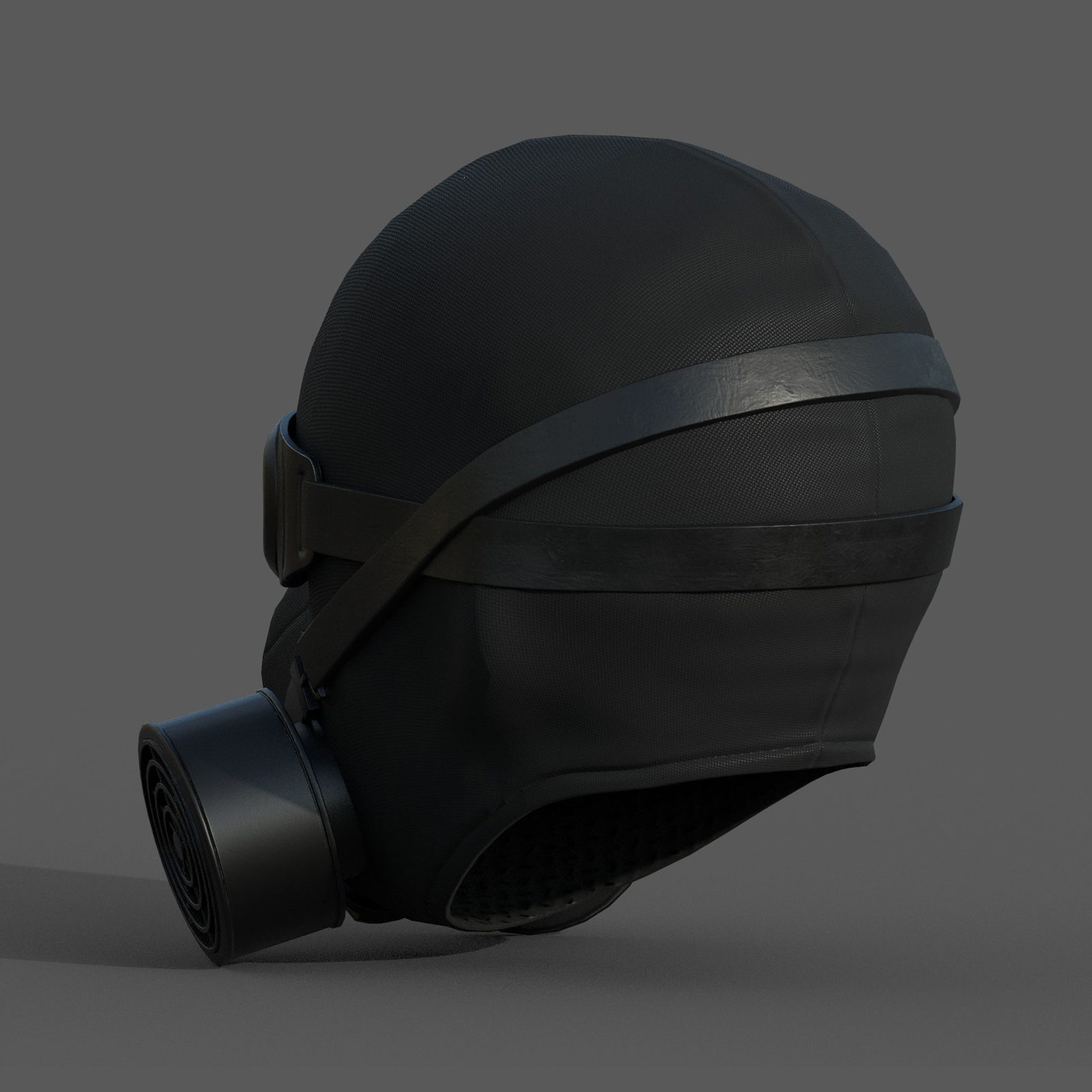 Helmet scifi military combat 3d futuristic technology  Low-poly 3D model_6