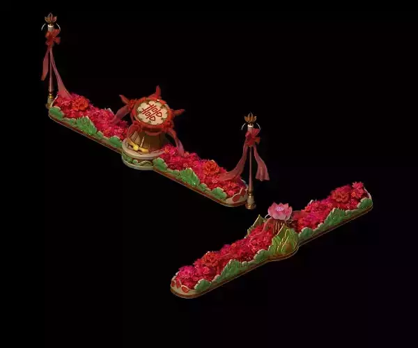 Game model - wedding garden