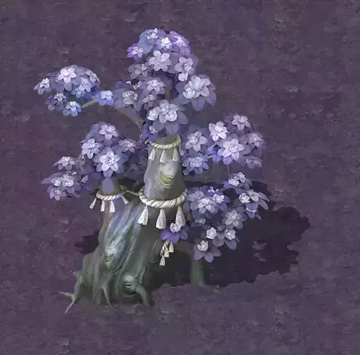 Cartoon hell - soul Flower tree 03