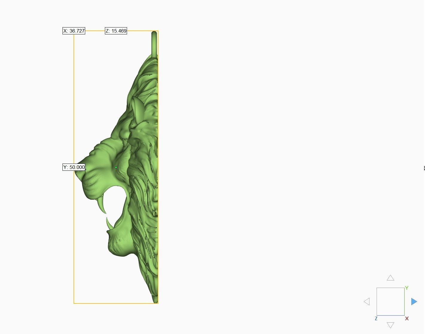 Lion necklace ready to 3D print model 3D print model_5