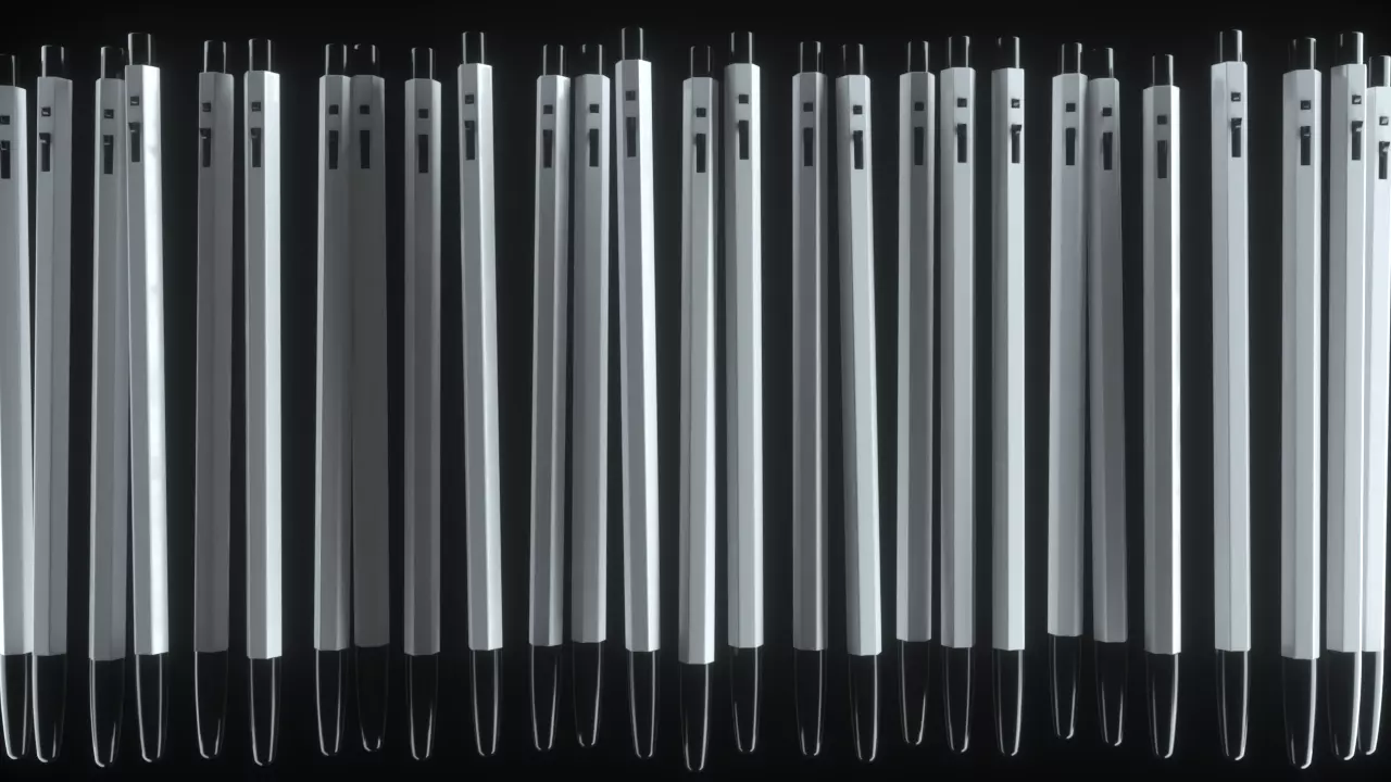 MONAMI 153 Ballpoint pen 3D model