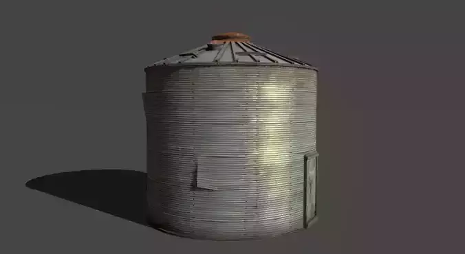 Lowpoly silo 