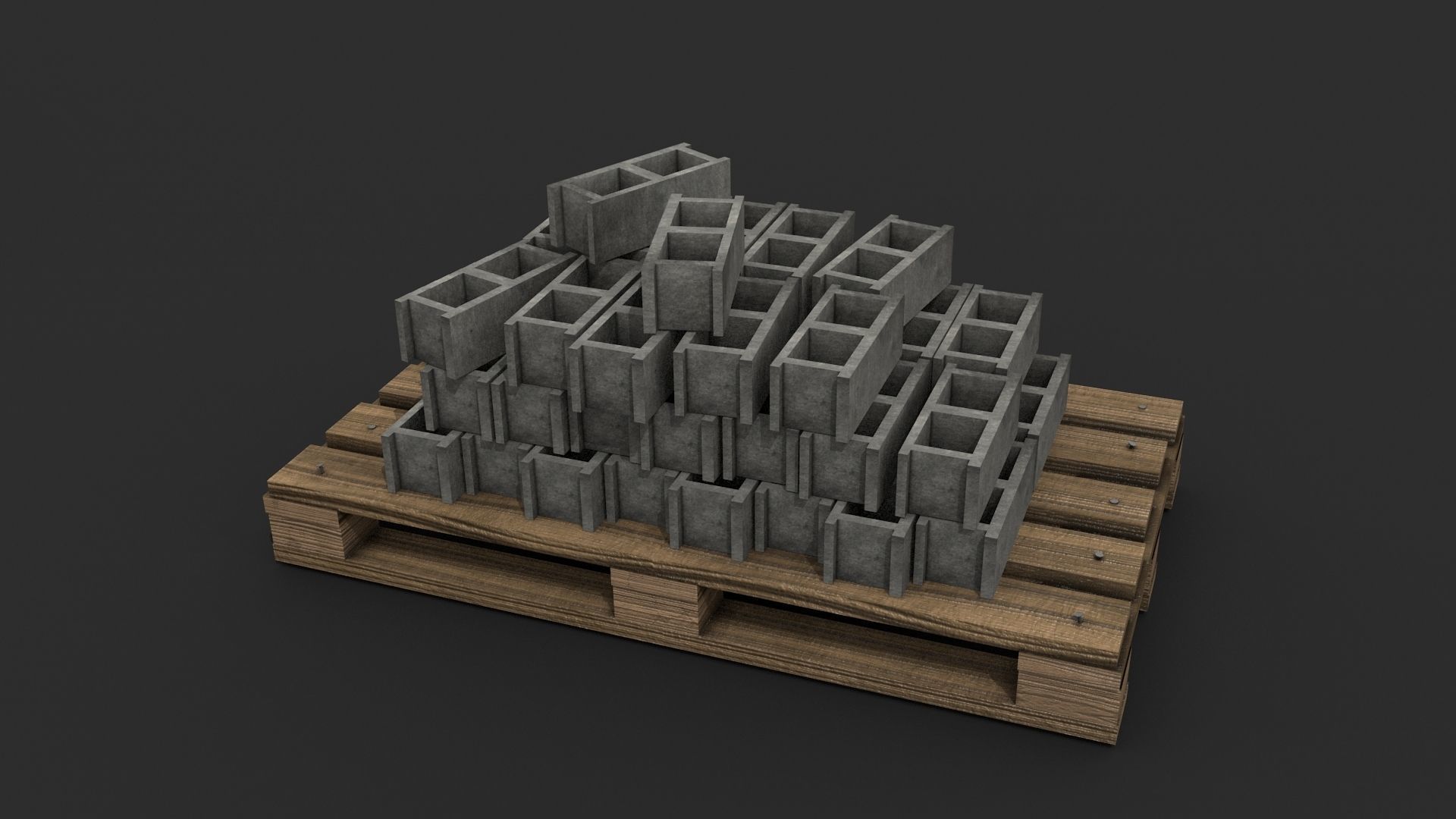 FPS Map Props - Game Assets Low-poly 3D model_3