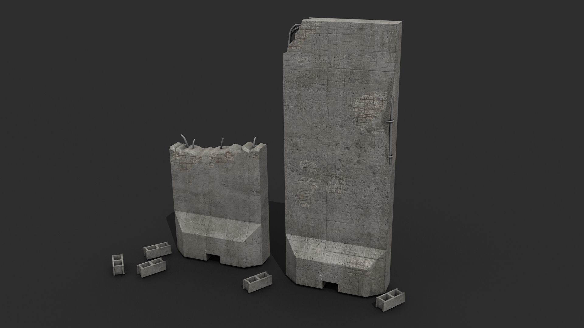 FPS Map Props - Game Assets Low-poly 3D model_11