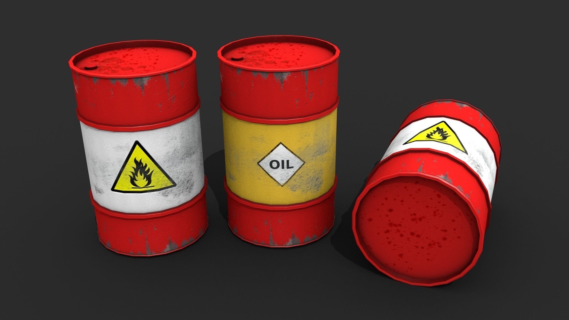 FPS Map Props - Game Assets Low-poly 3D model_15