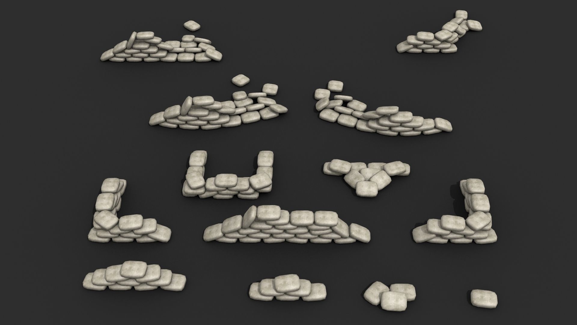 FPS Map Props - Game Assets Low-poly 3D model_19