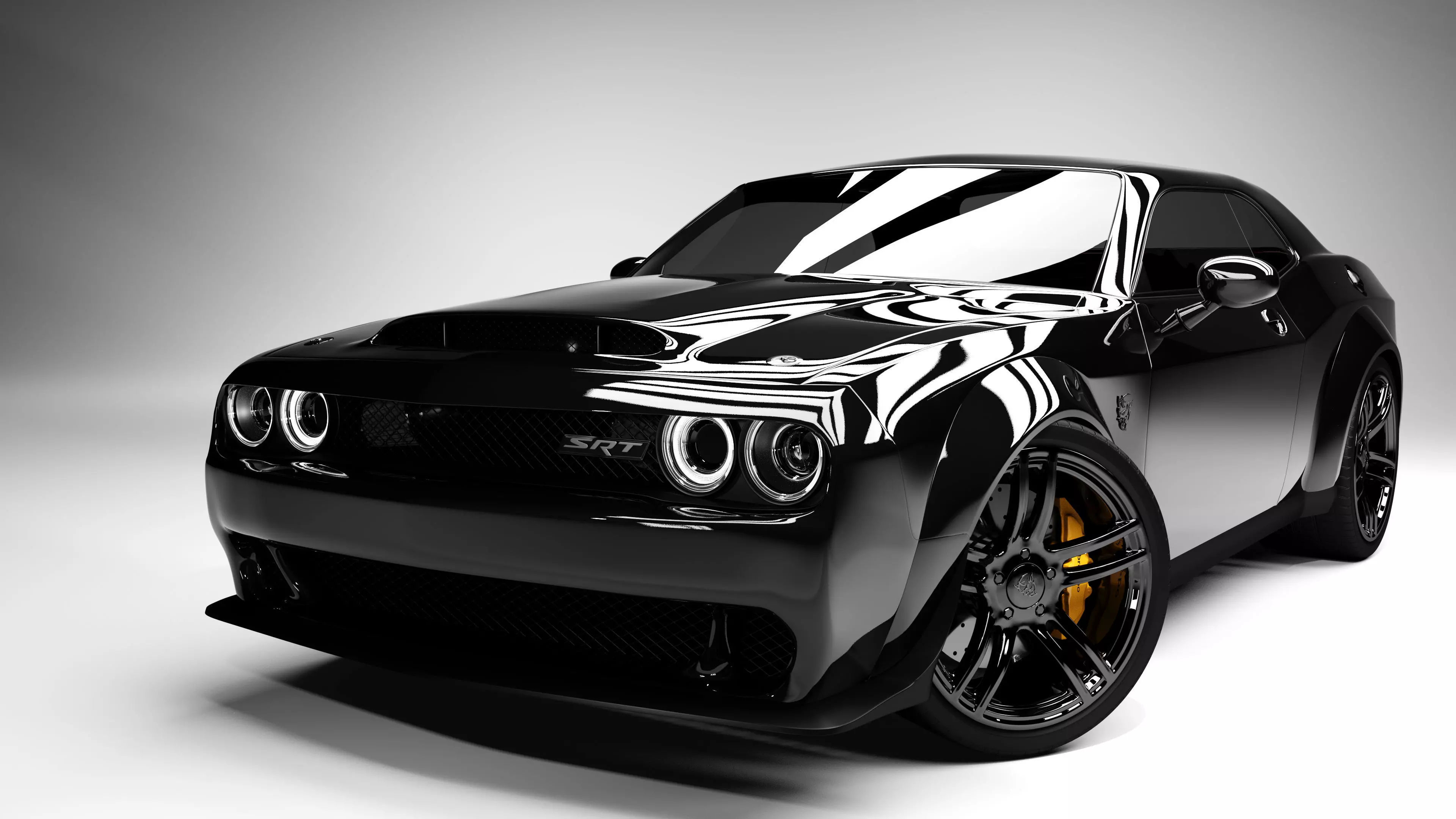 dodge challenger  3D model_0