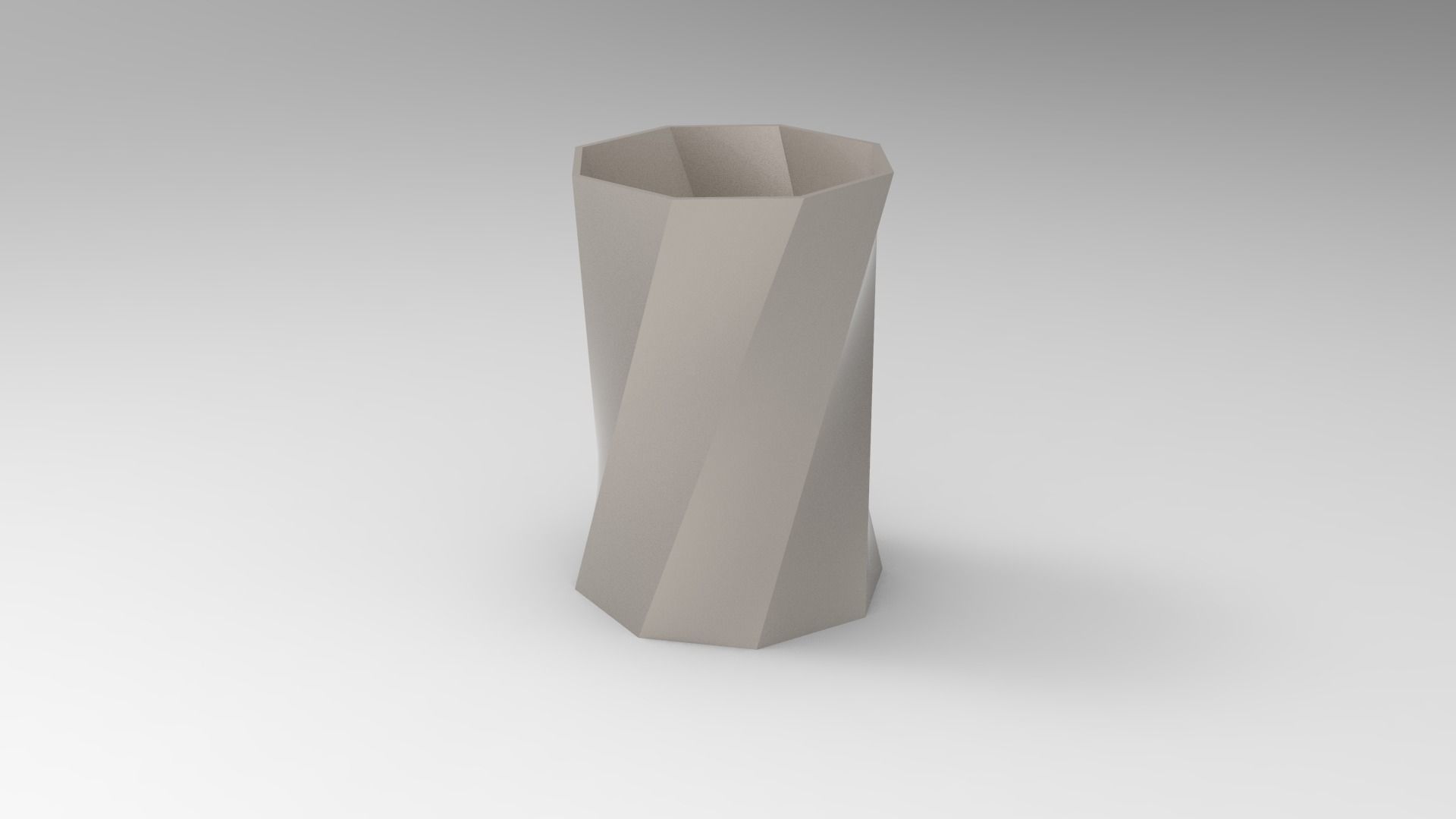 Pen holder 3D print model_2