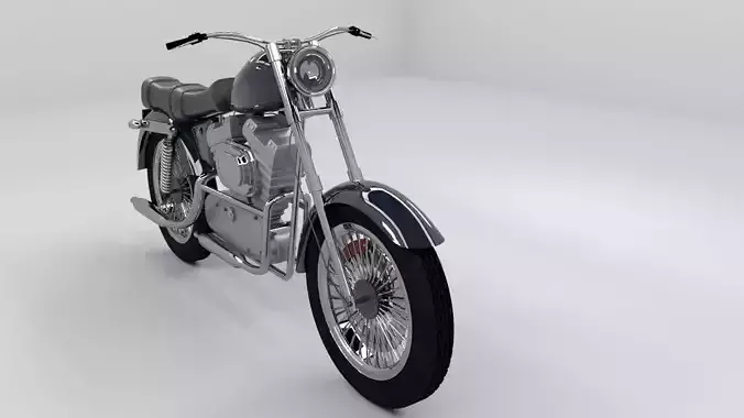  Motorcycle 3 dmodel