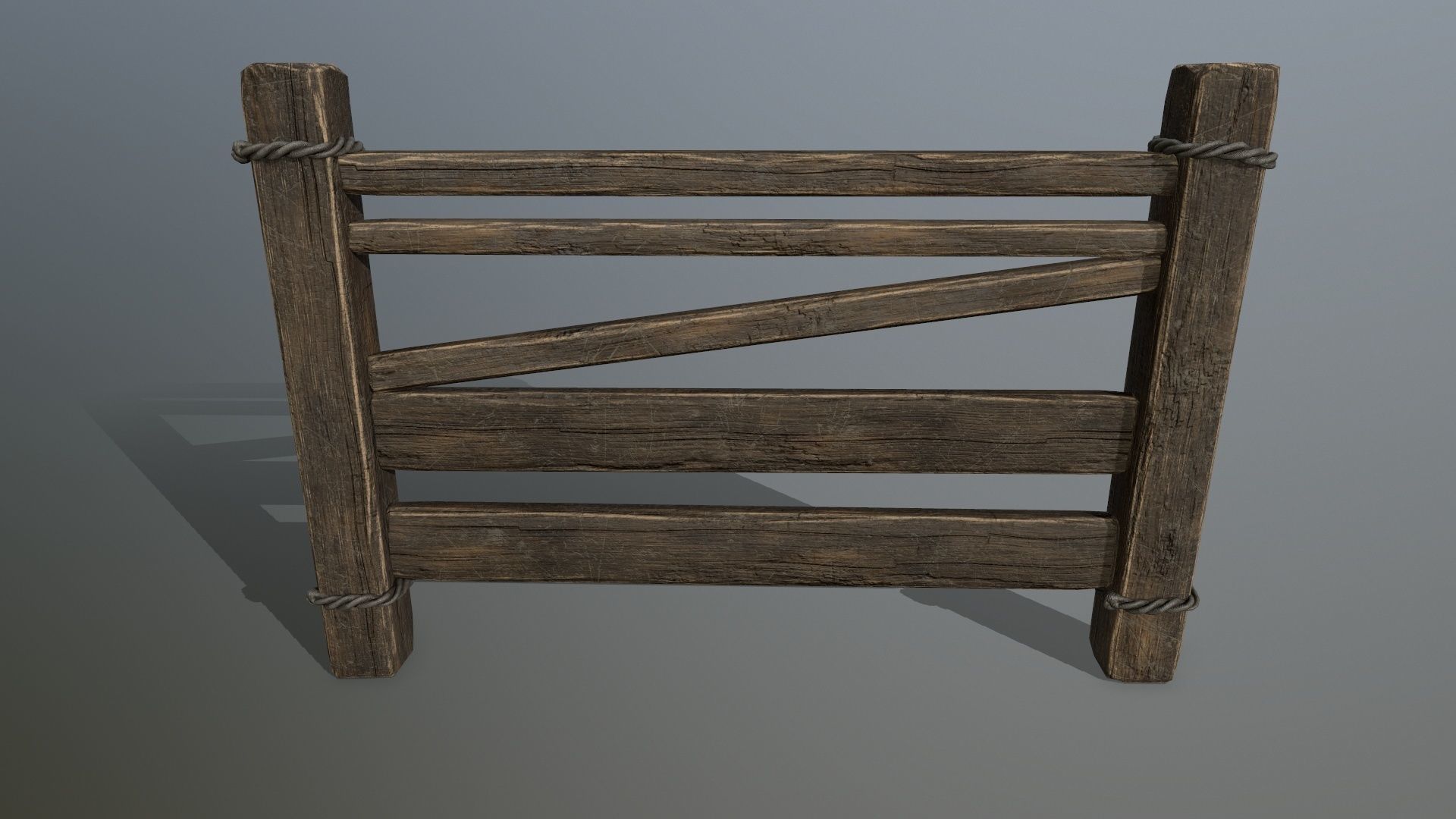 woods and ropes Low-poly 3D model_25