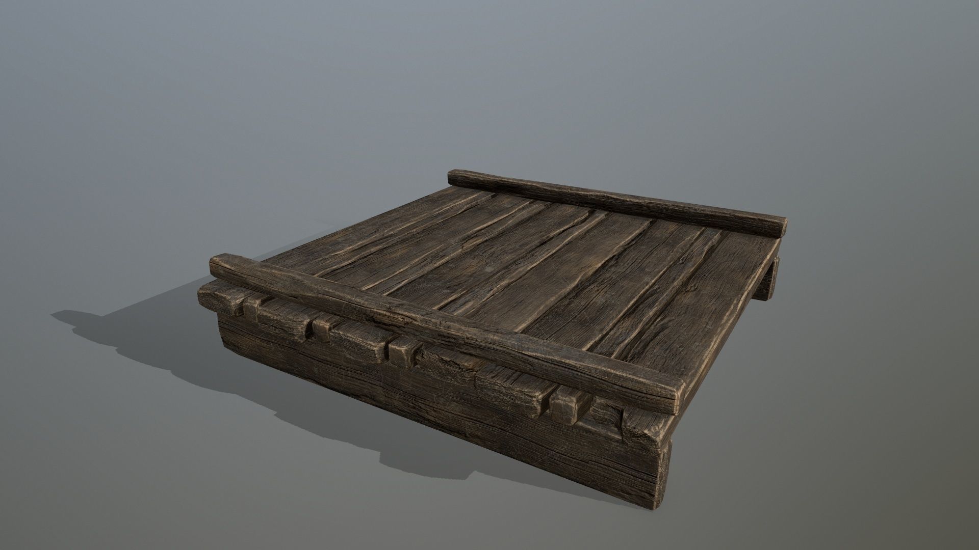 woods and ropes Low-poly 3D model_5