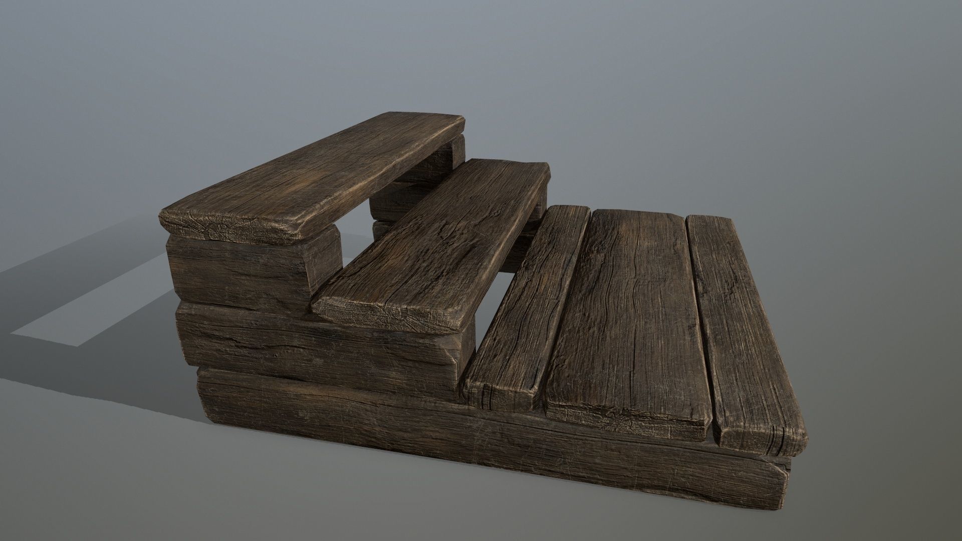 woods and ropes Low-poly 3D model_9
