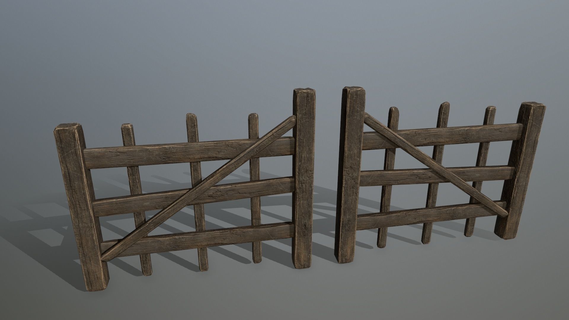 woods and ropes Low-poly 3D model_16